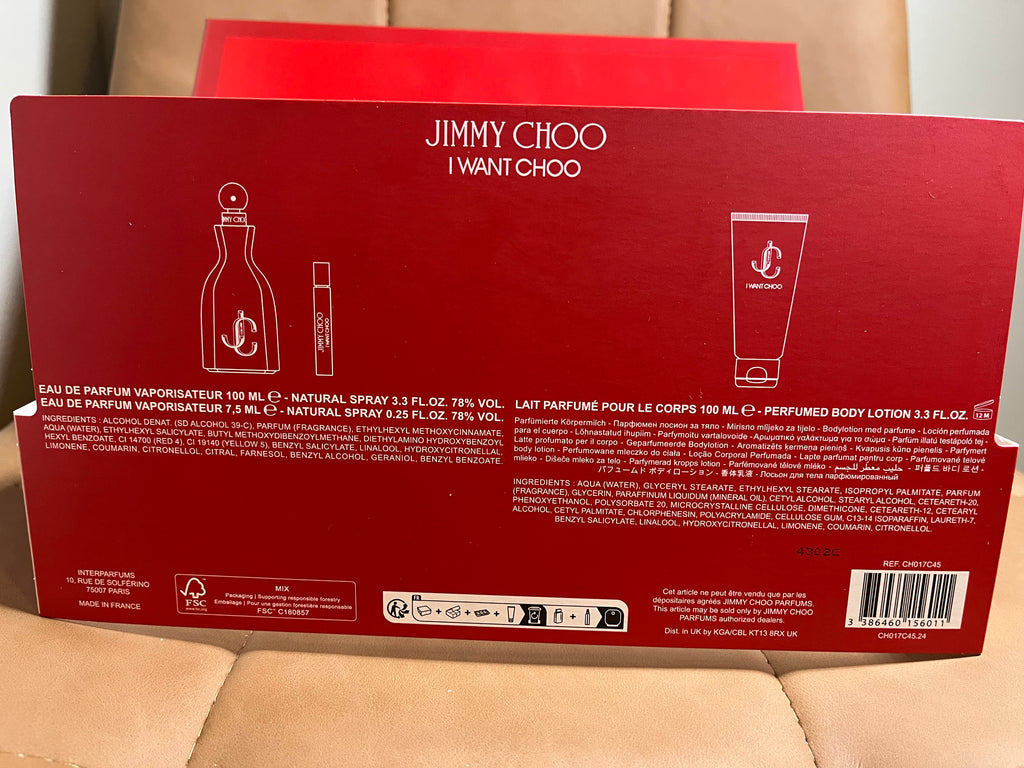 Jimmy Choo I Want Choo gift set