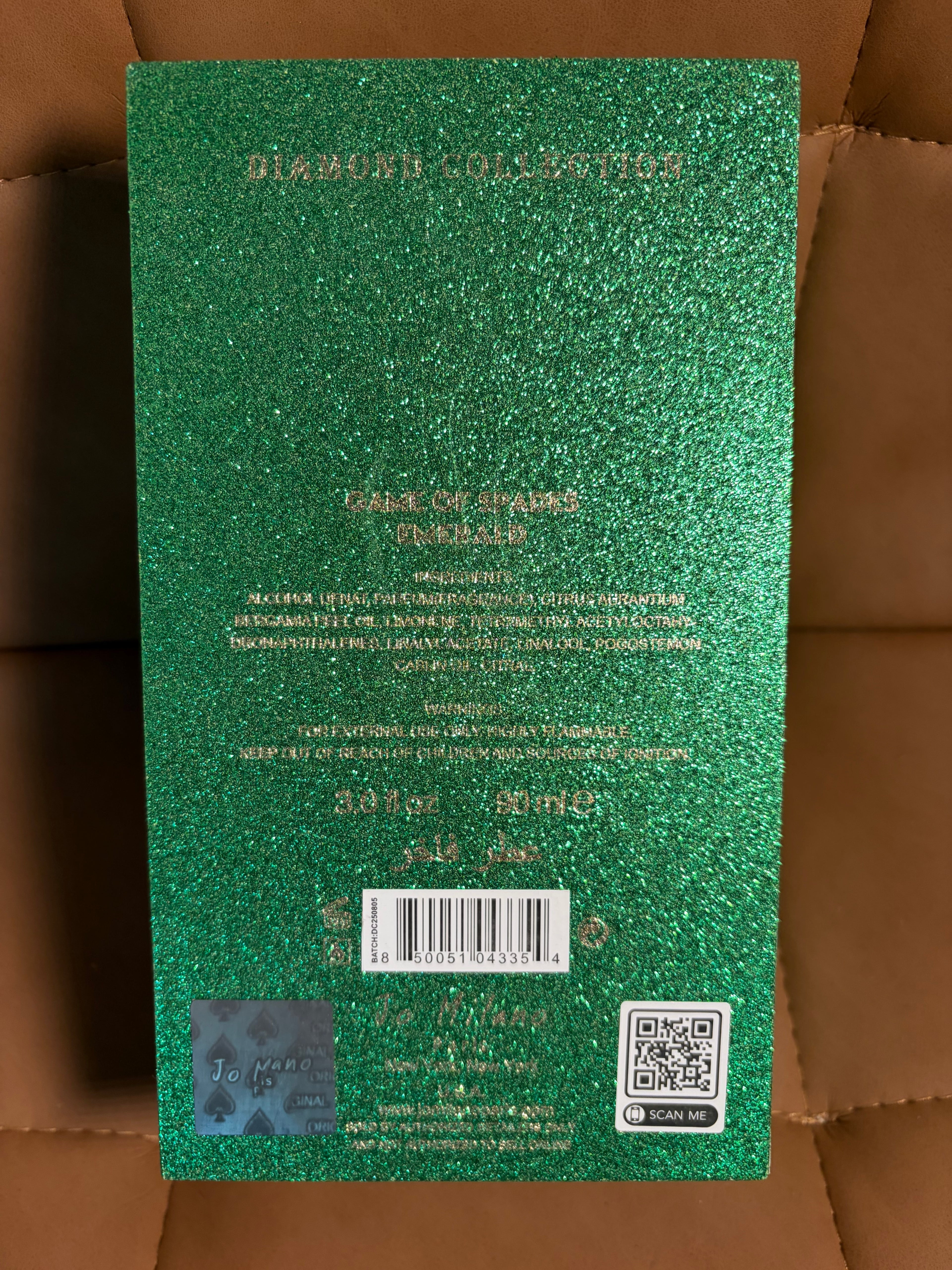 Game of Spades Emerald 90ML *LV Symphony DNA*