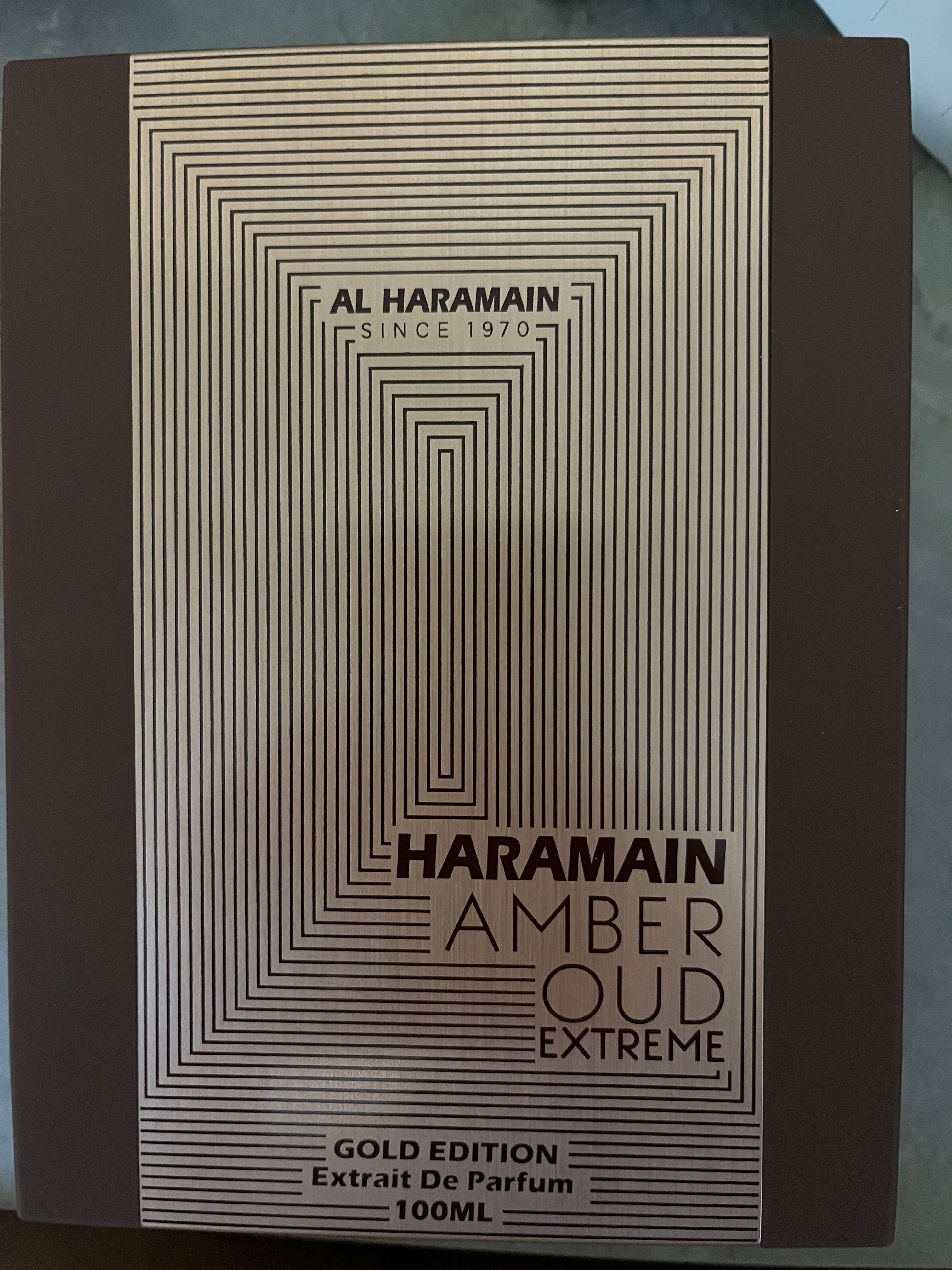 Al Haramain Amber Oud Extreme Gold Edition + decanter - 100ML