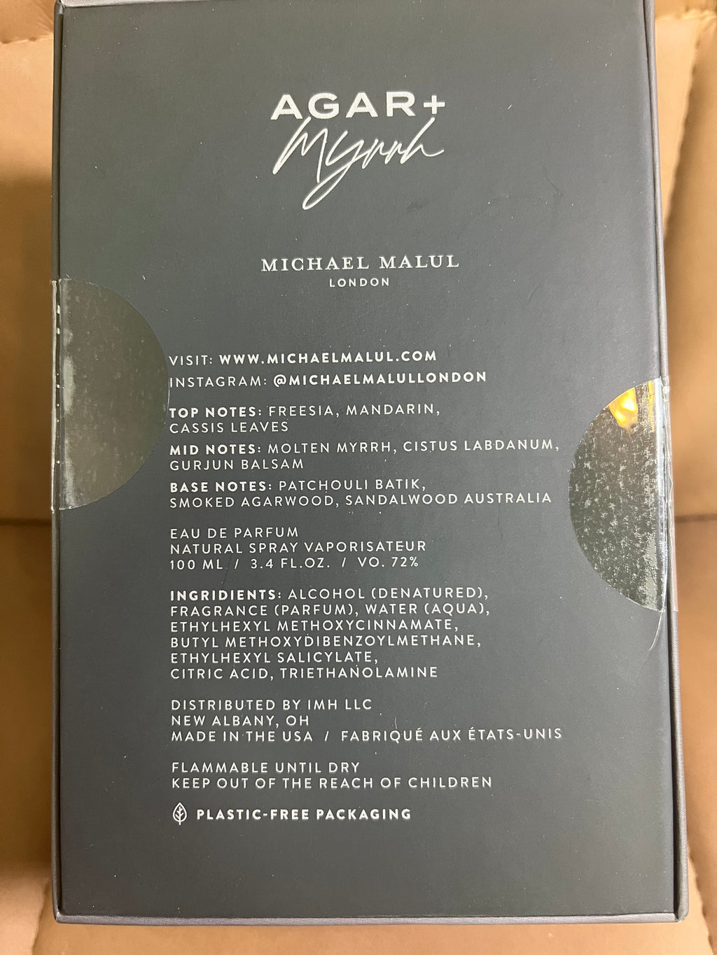 Michael Malul Agar + Myrrh 100ML