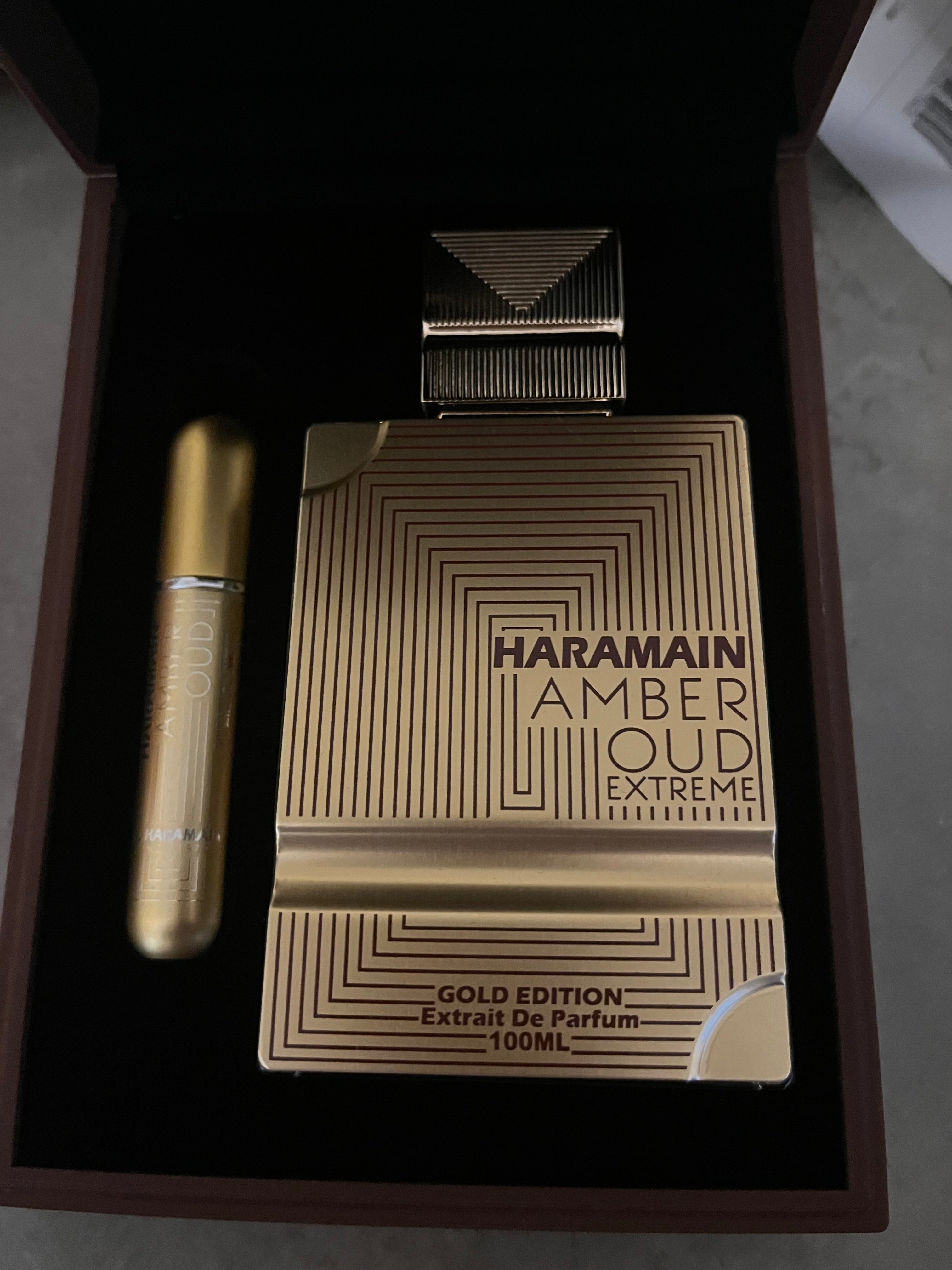 Al Haramain Amber Oud Extreme Gold Edition + decanter - 100ML