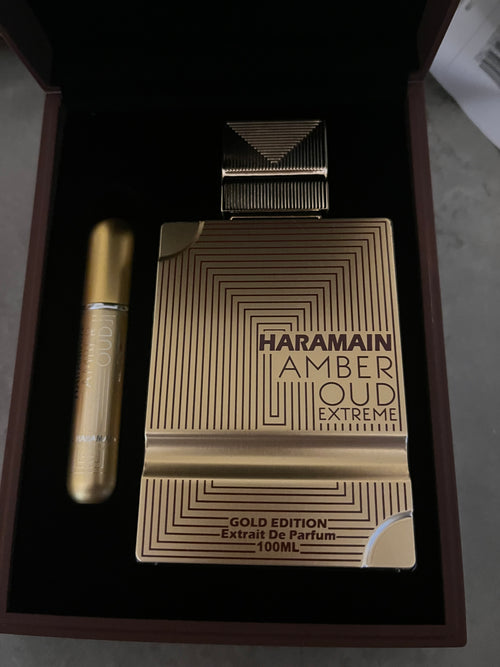 Al Haramain Amber Oud Extreme Gold Edition + decanter - 100ML