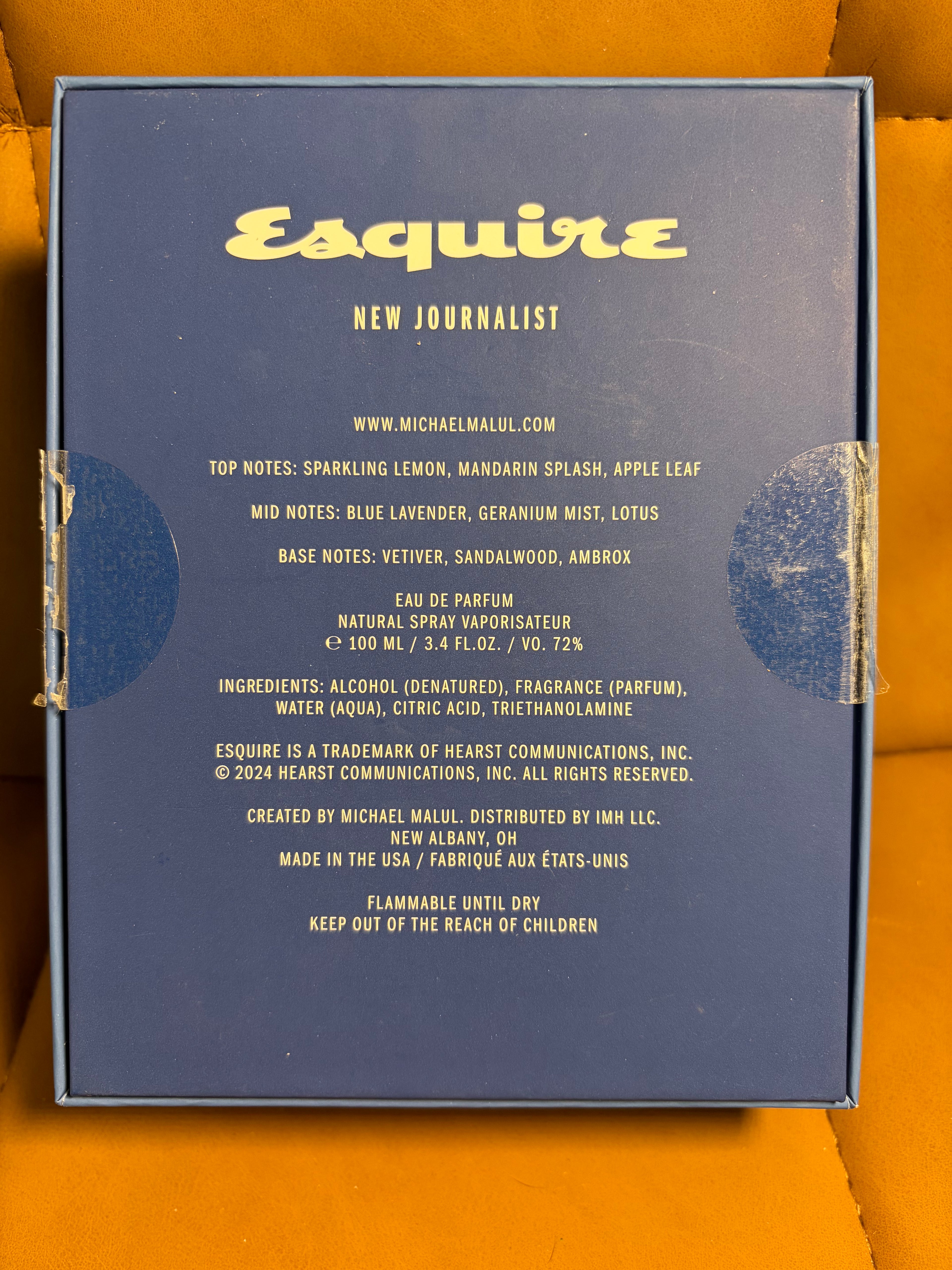 Michael Malul Esquire New Journalist 100ML