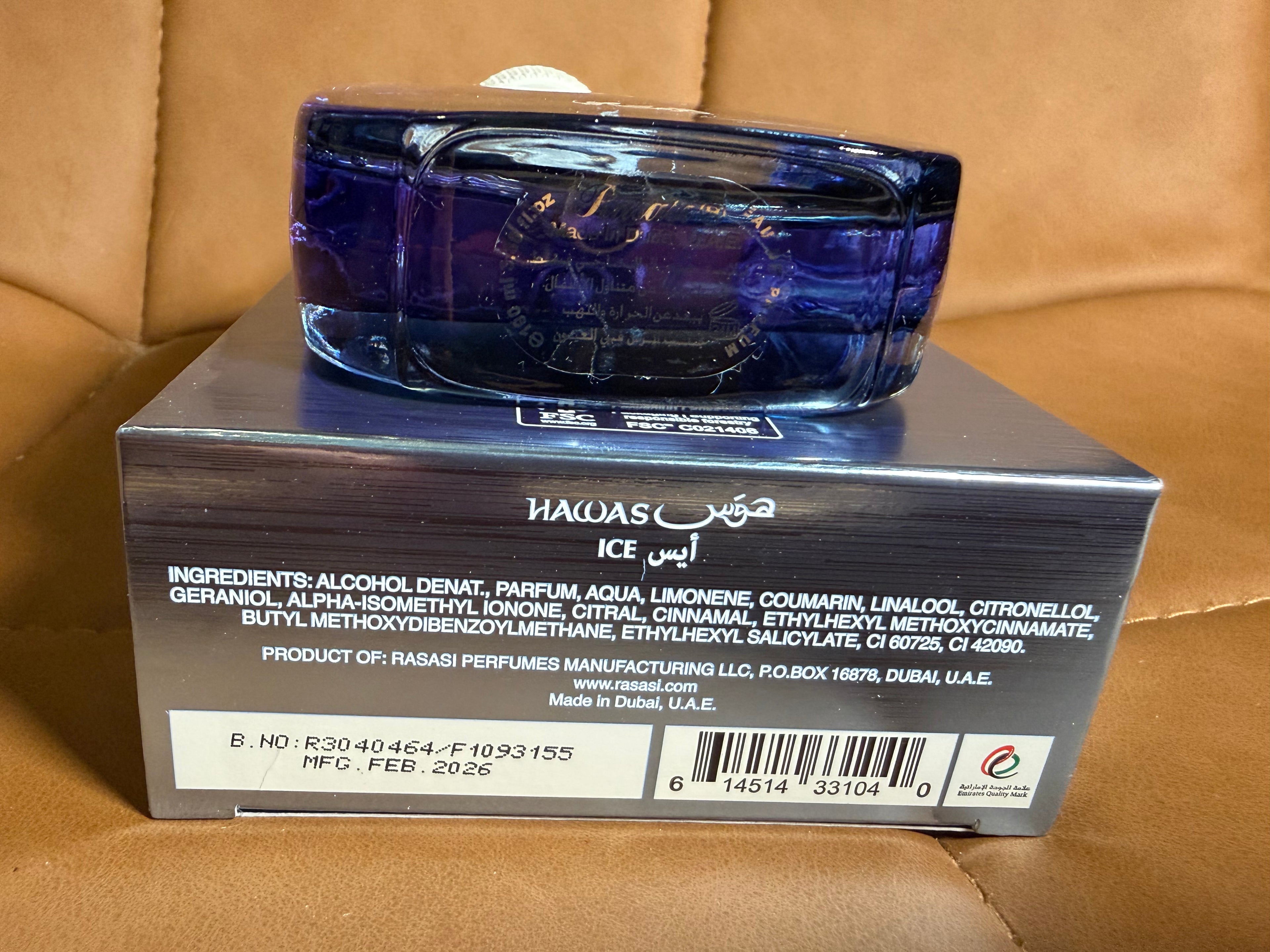 Rasasi Hawas Ice 100ML