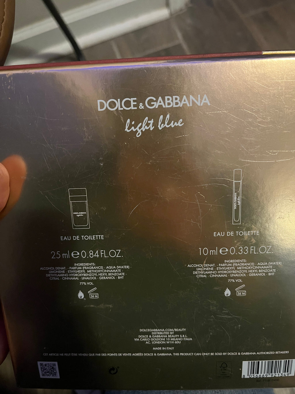 Dolce & Gabbana Light Blue gift set women’s