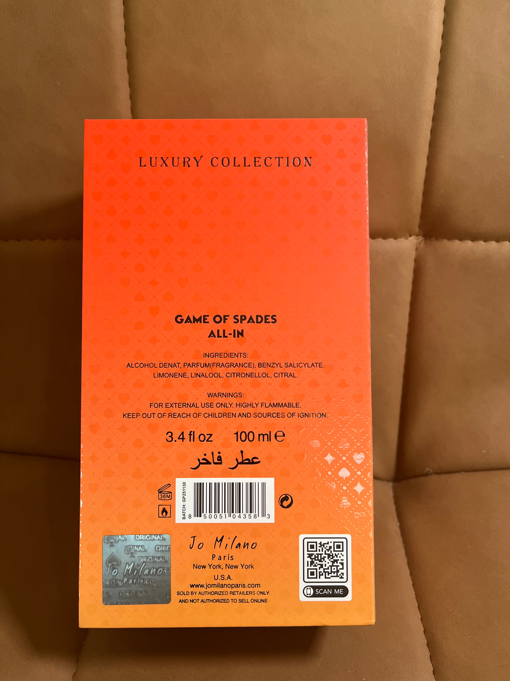 Game of Spades All-In 100ML