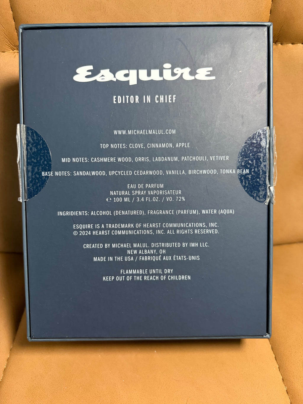 Michael Malul Esquire Editor in Chief 100ML