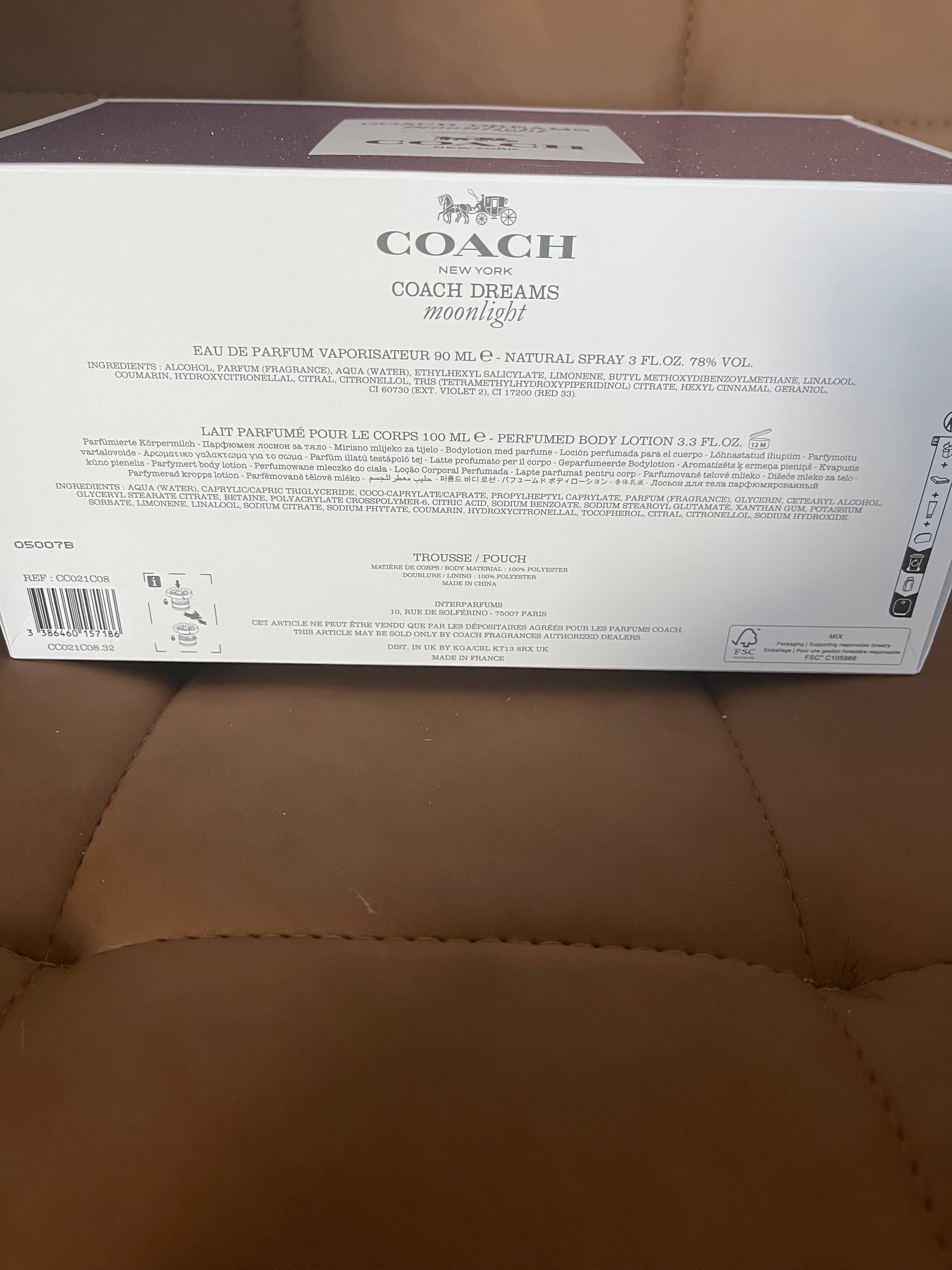 Coach Dreams Moonlight gift set