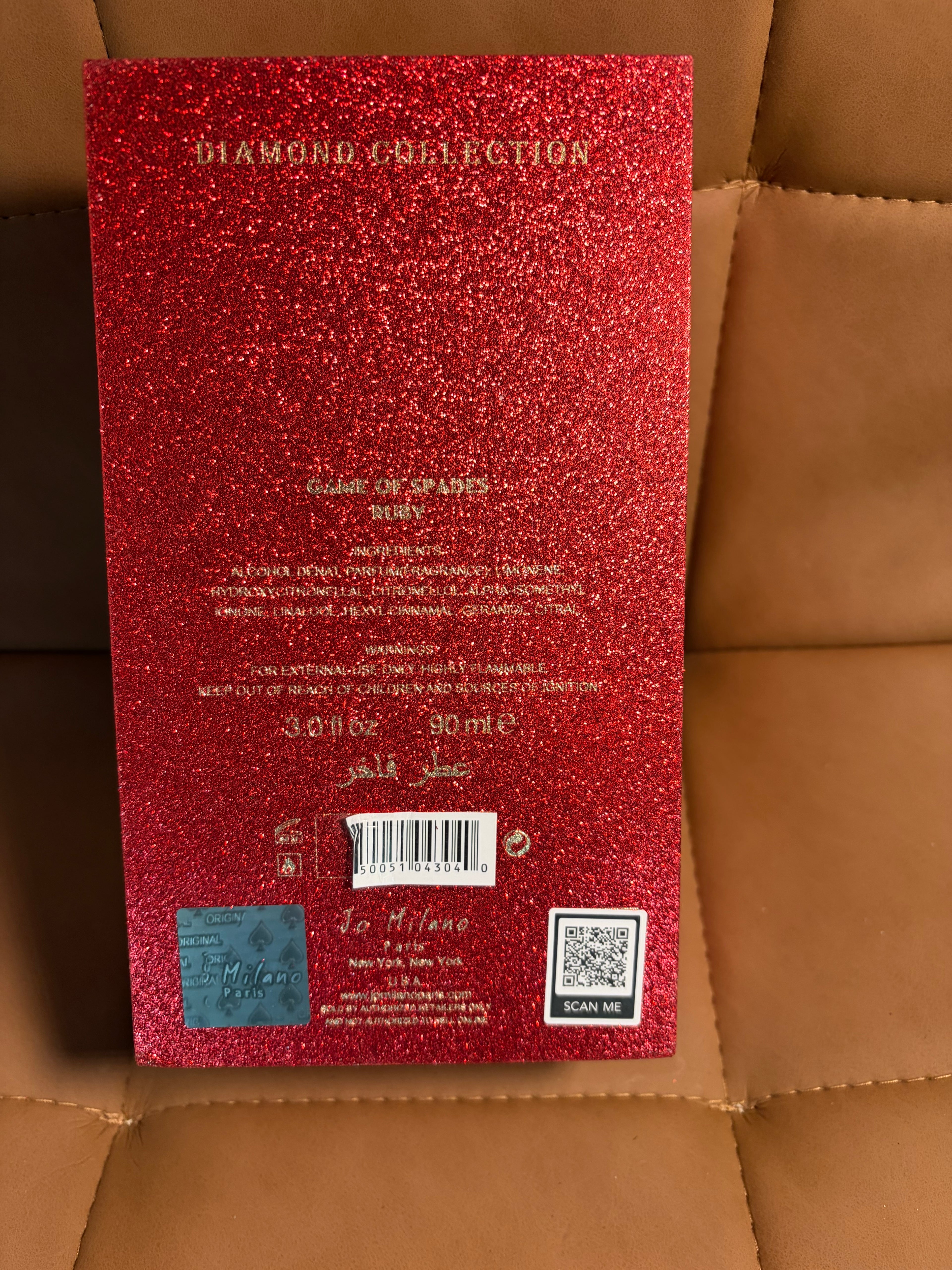 Game of Spades Ruby 90ML *Bond No9 Dubai Ruby Inspo*