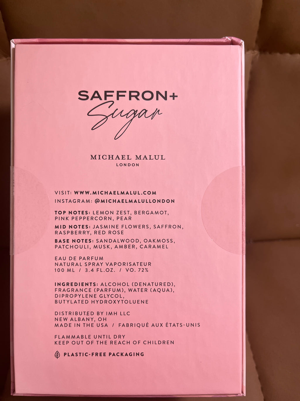 Michael Malul Saffron + Sugar 100ML