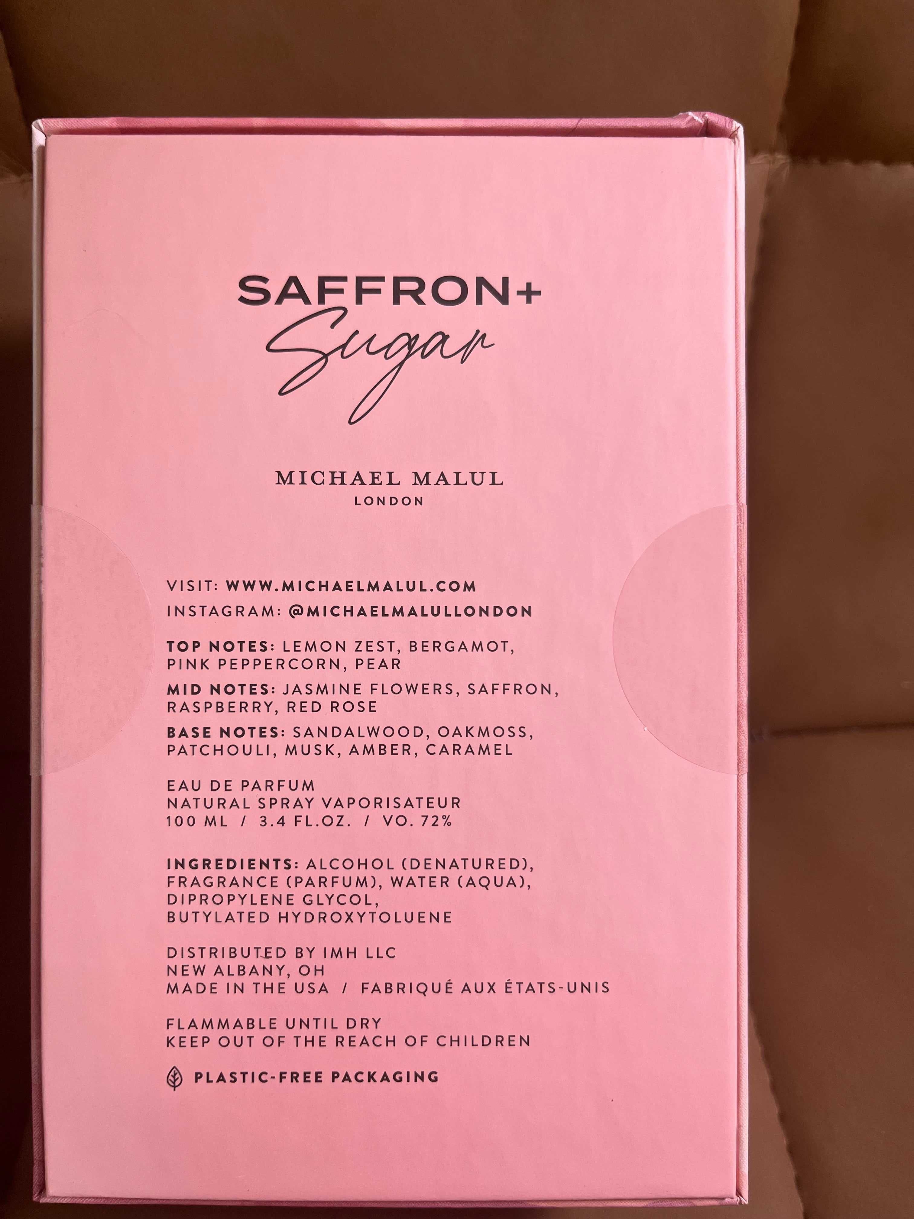 Michael Malul Saffron + Sugar 100ML