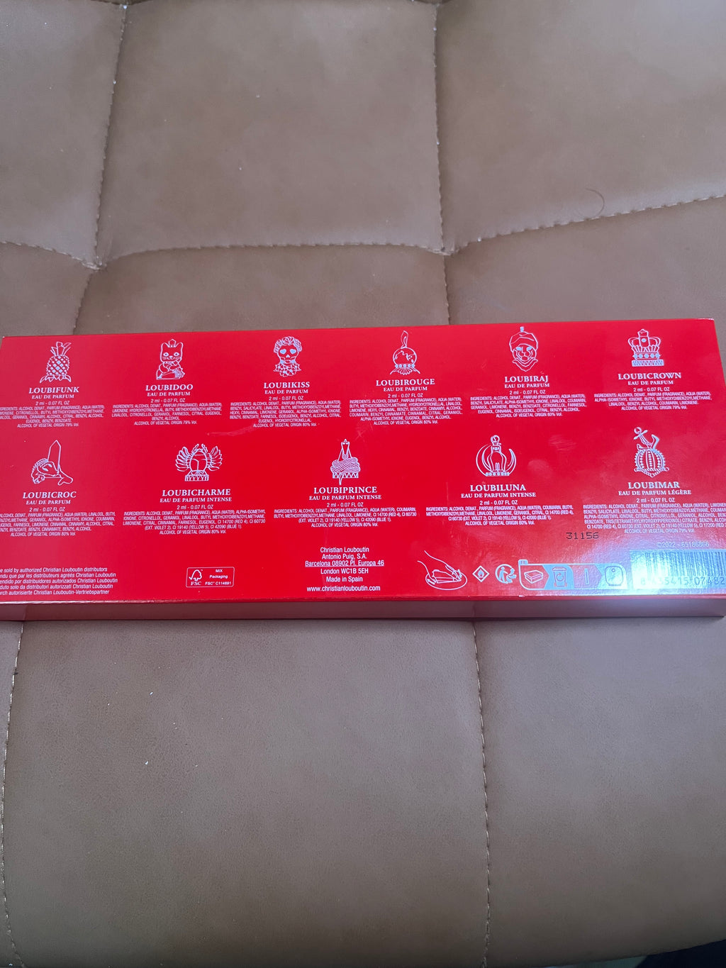 Christian Louboutin 11-piece sample set (2ML each)