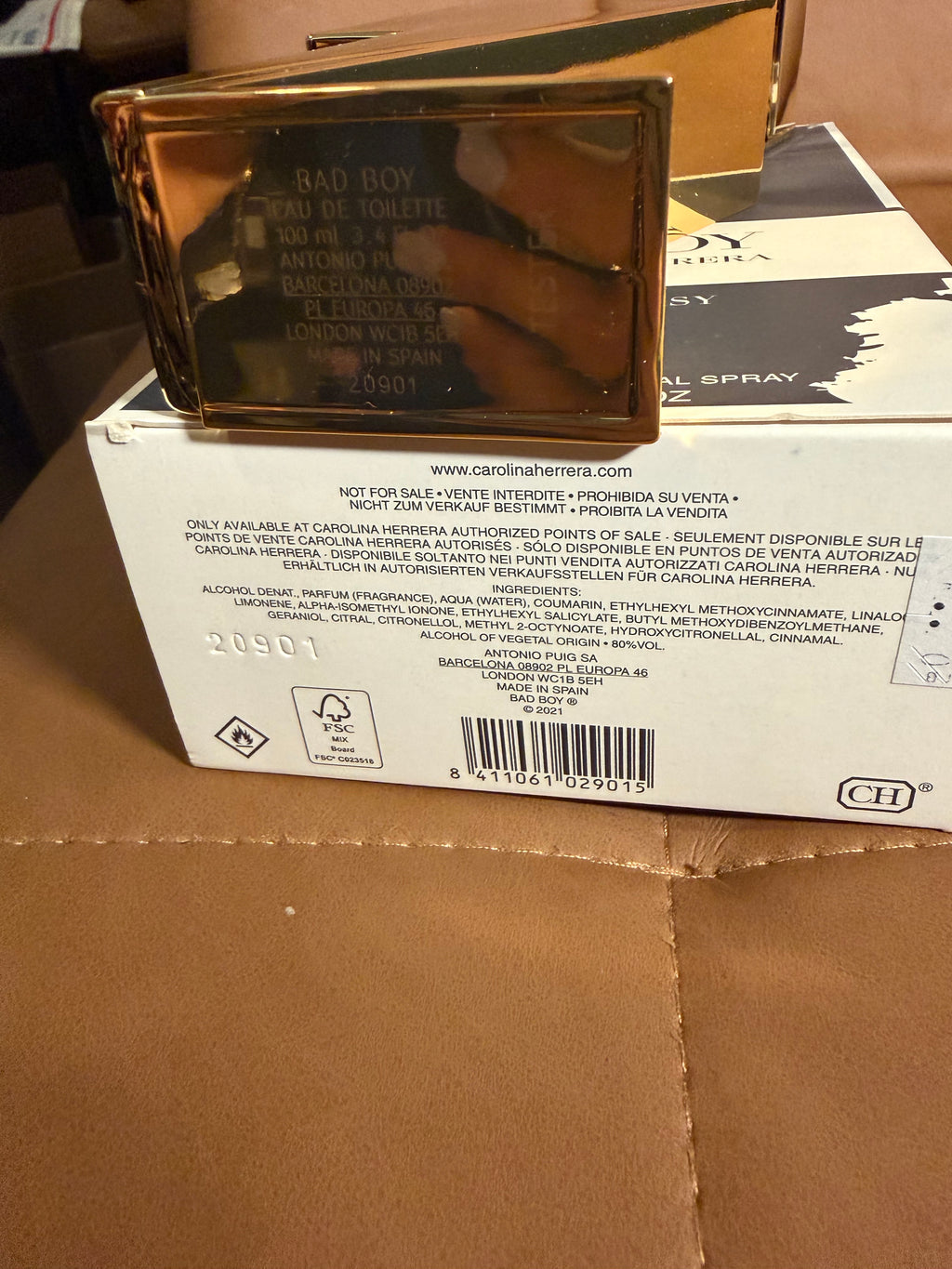 Carolina Herrera Bad Boy Extreme 100ML