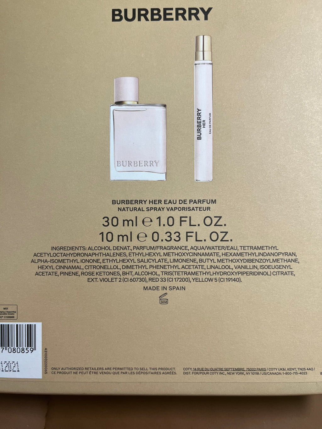 Burberry Her gift set