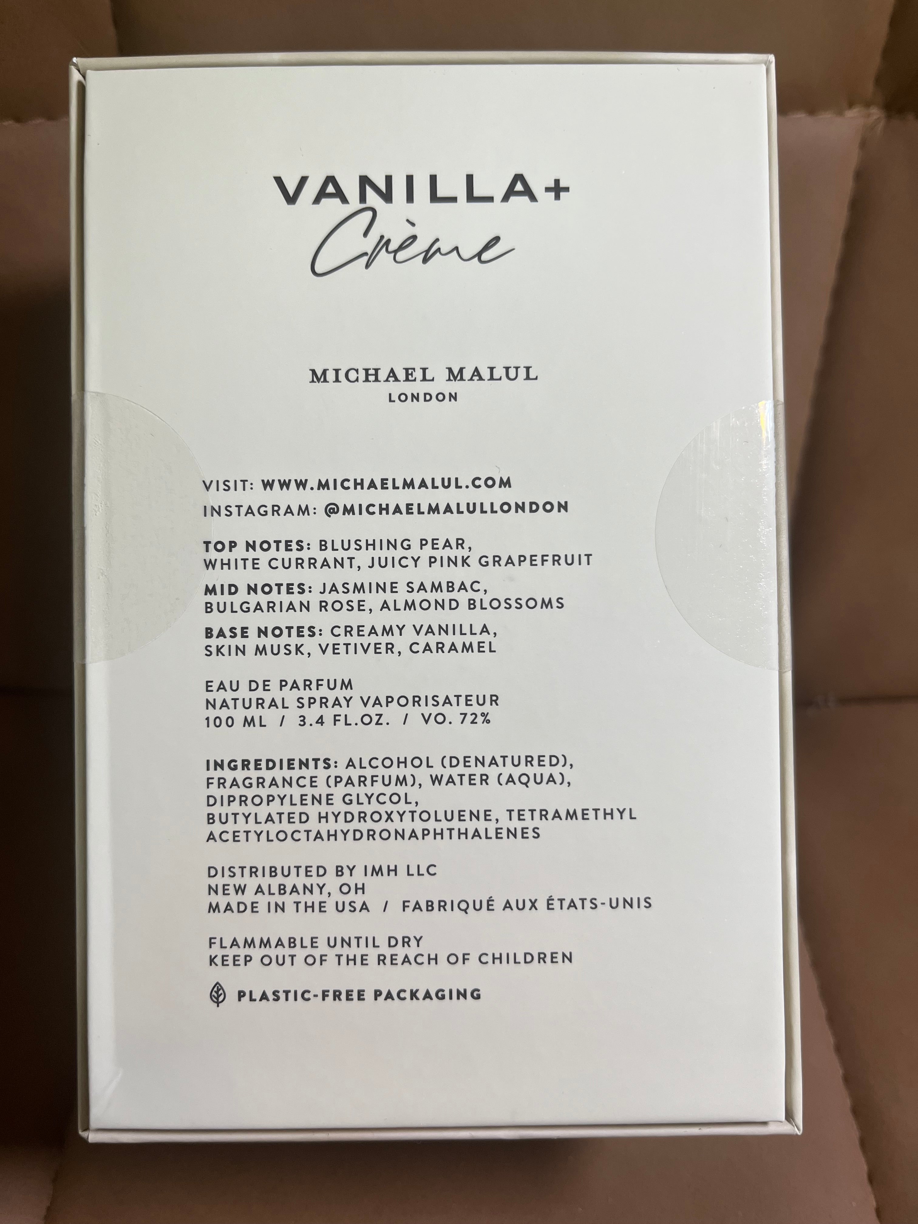 Michael Malul Vanilla + Crème 100ML
