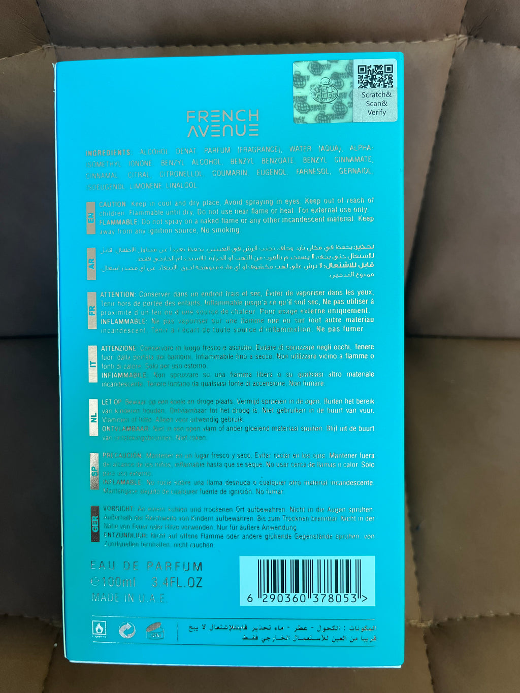 French Avenue Vulcan Feu 100ML