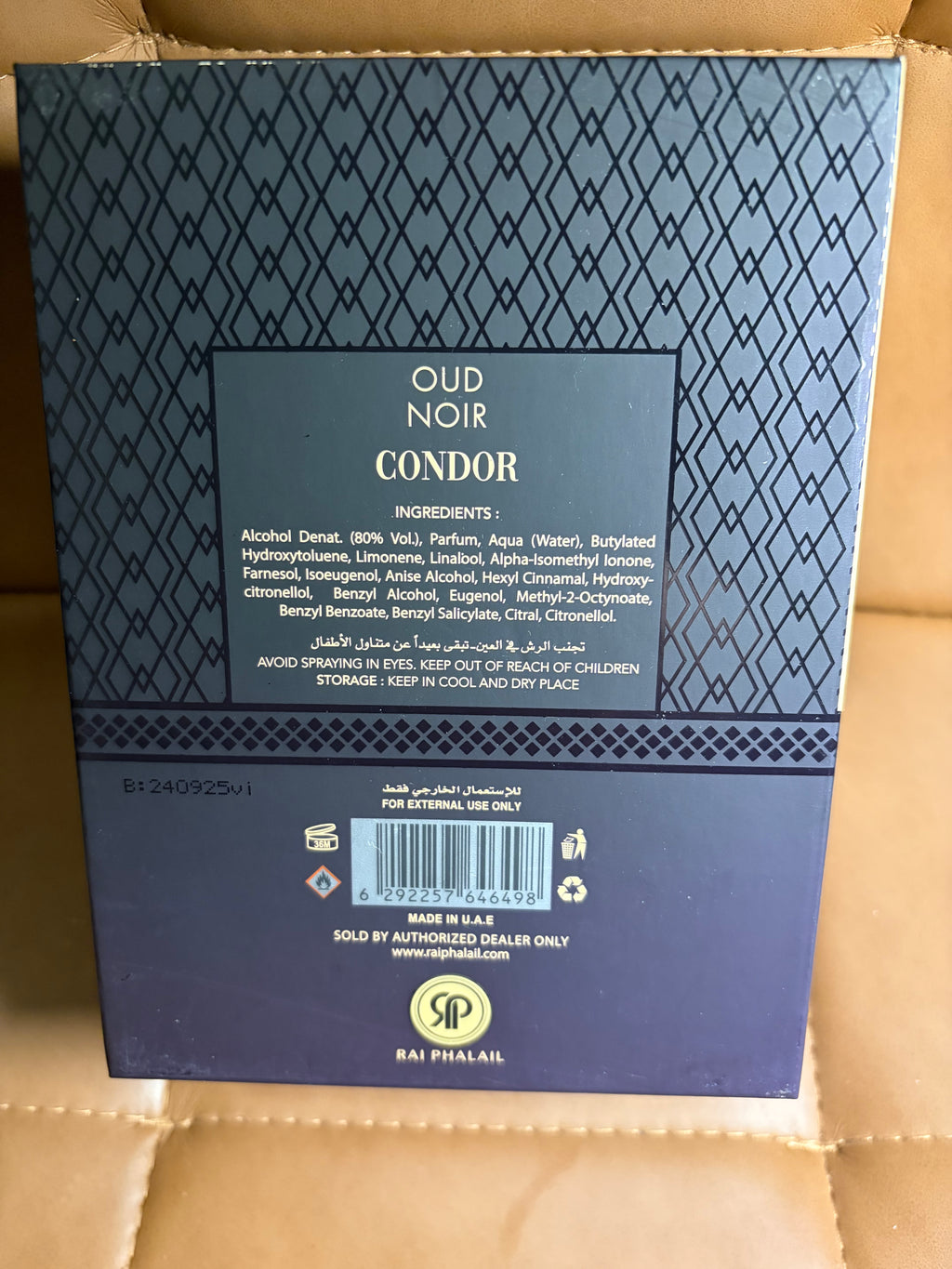 Rai Phalail Oud Noir Condor 100ML