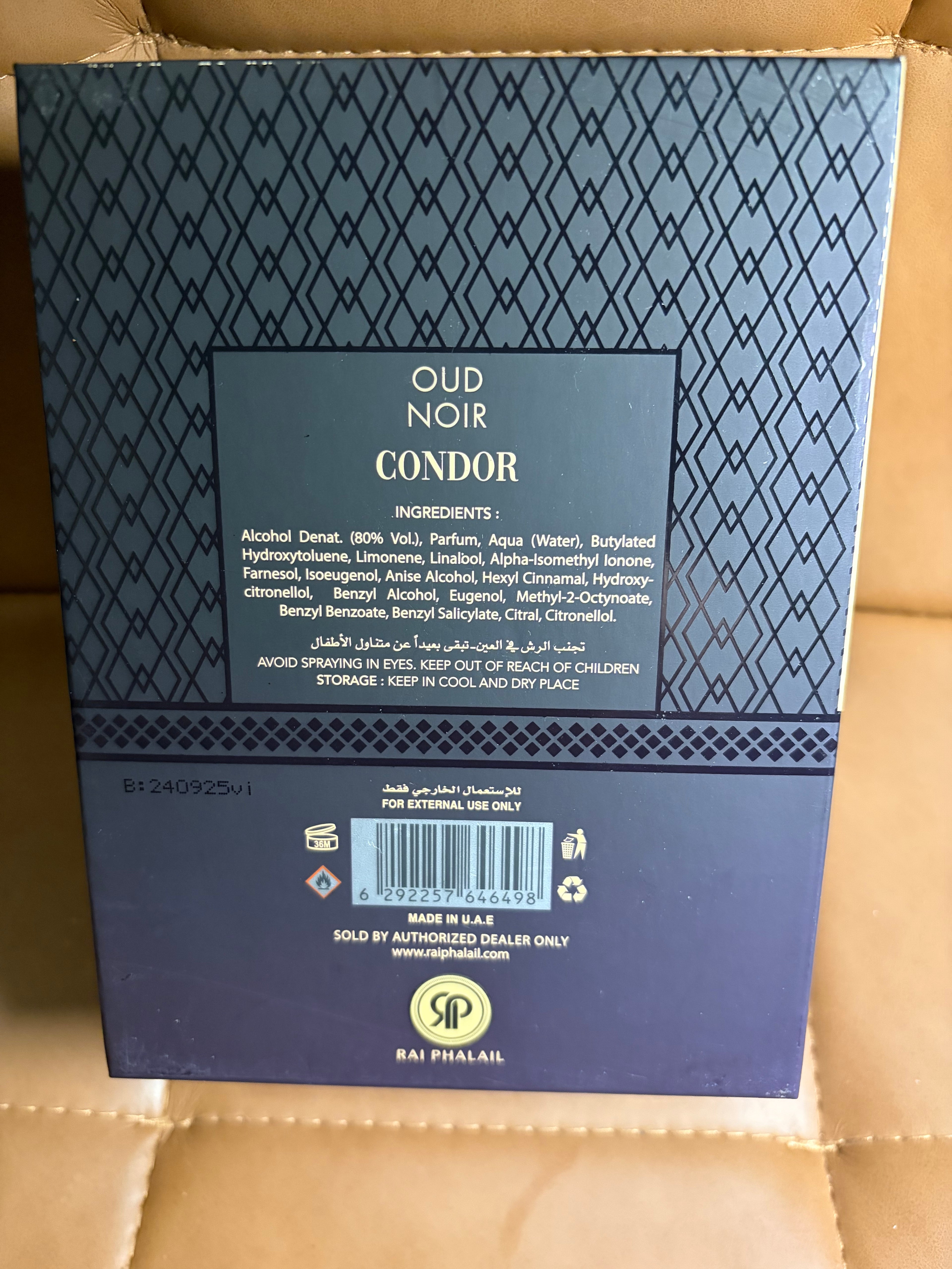 Rai Phalail Oud Noir Condor 100ML