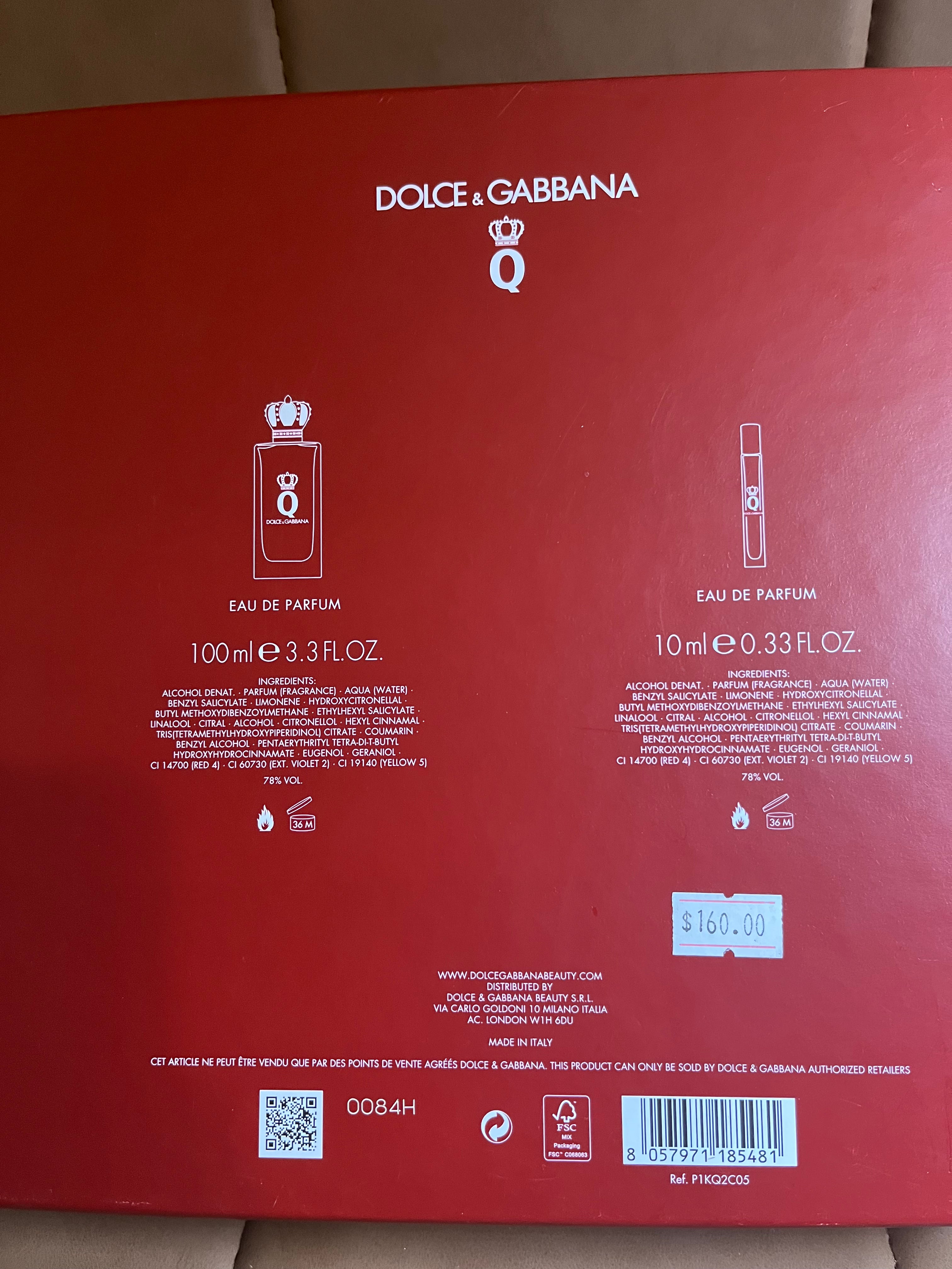 Dolce & Gabbana Queen gift set